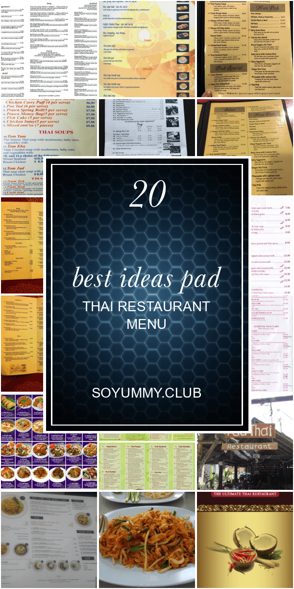 20 Best Ideas Pad Thai Restaurant Menu - Best Round Up Recipe Collections 20 Best Ideas Pad Thai Restaurant Menu - Best Round Up Recipe Collections